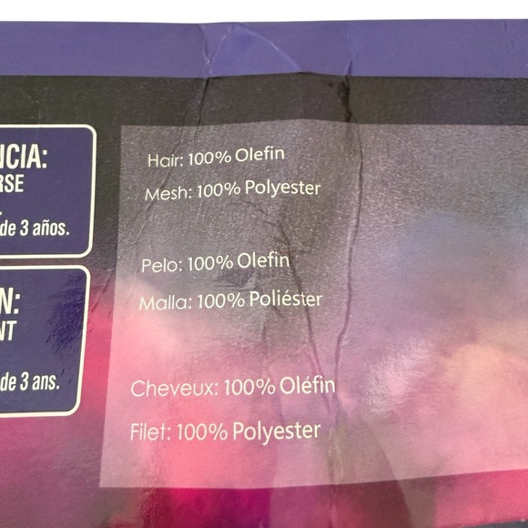 Disney Disguise DESCENDANTS 3 MAL WIG CHILD Purple Halloween Costume NEW - Picture 4 of 5